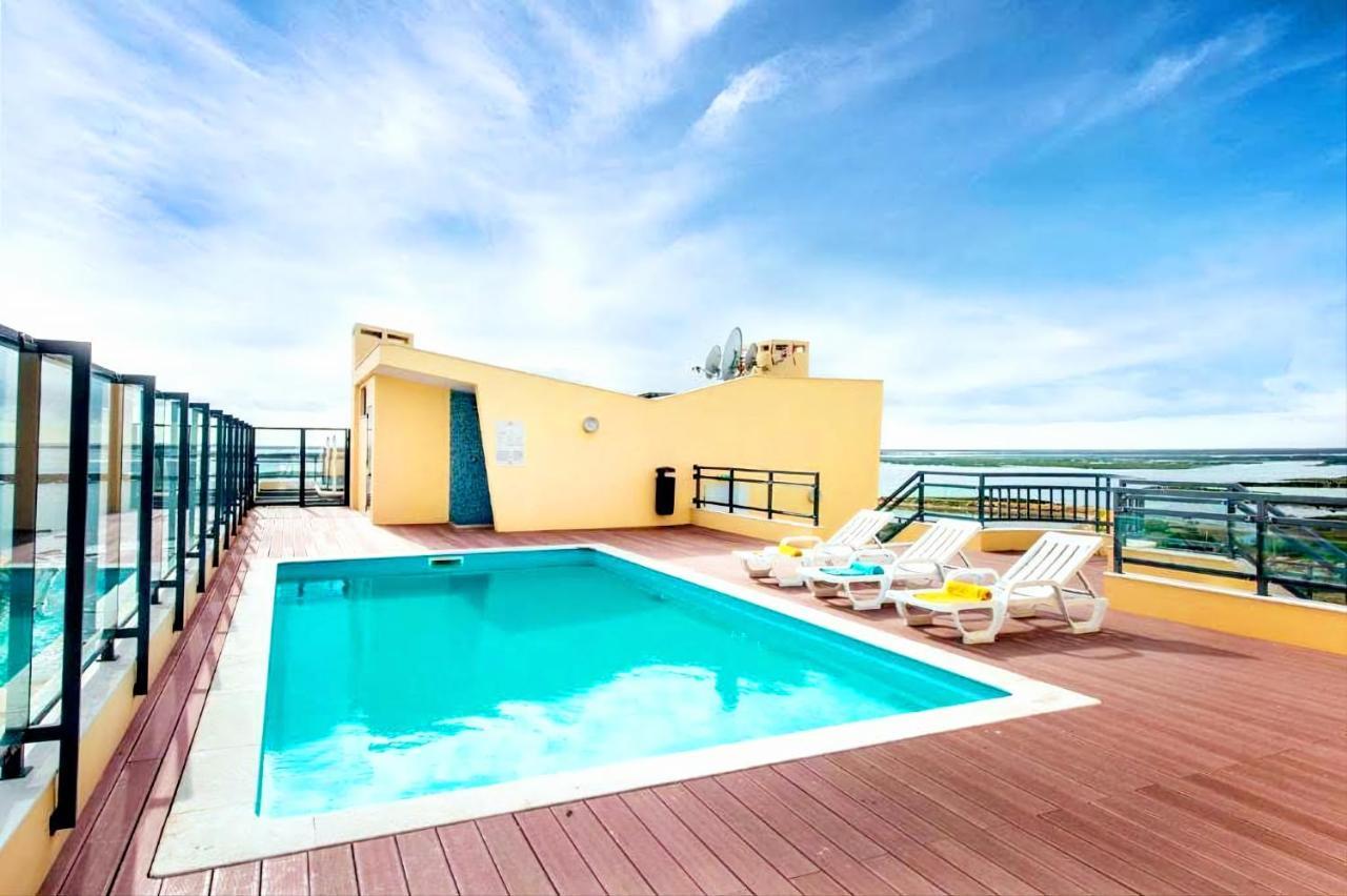 A Gaivota Ria Formosa Waterfront Lux Apart With Pool, Olhao, Algarve Exteriör bild