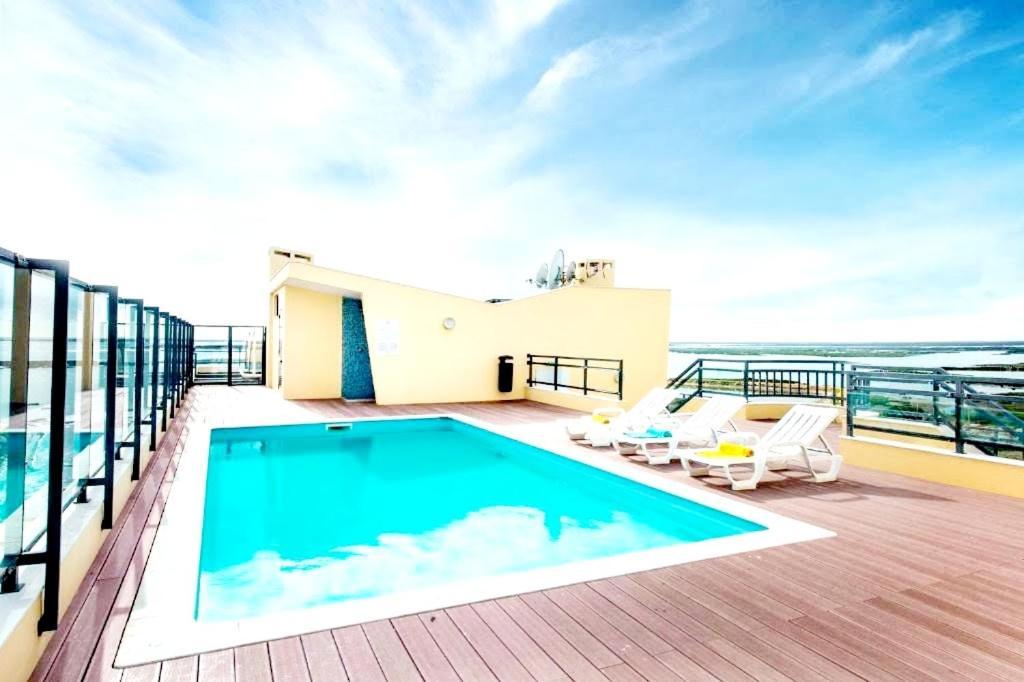 A Gaivota Ria Formosa Waterfront Lux Apart With Pool, Olhao, Algarve Exteriör bild